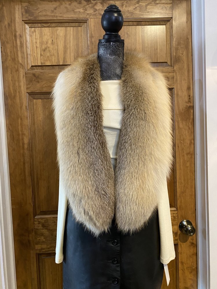 Golden Isle Fox Scarf, 50 inch