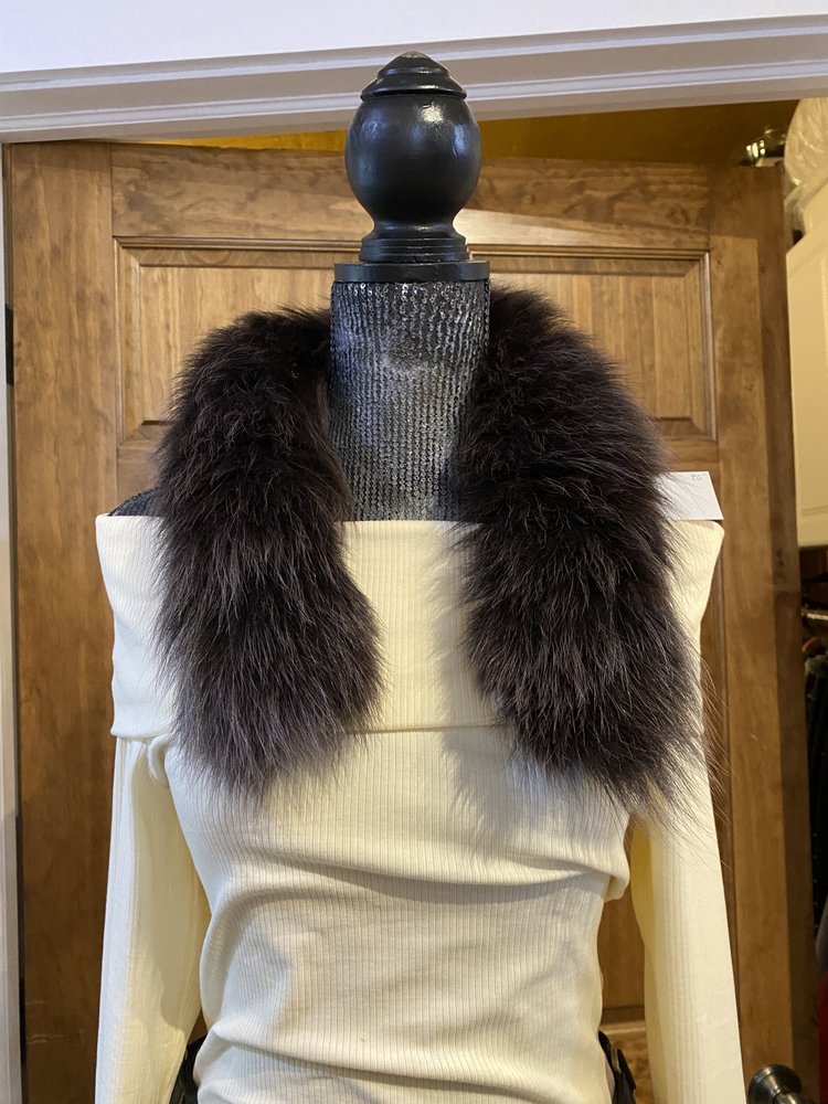 Dyed Fox Collar, 26 inch