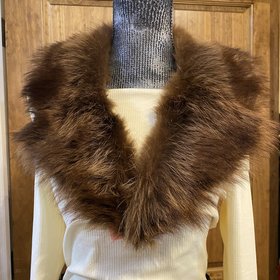 Notched Raccoon Collar, 36 inch