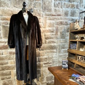 Very Dark Ranch Long Coat, Size L