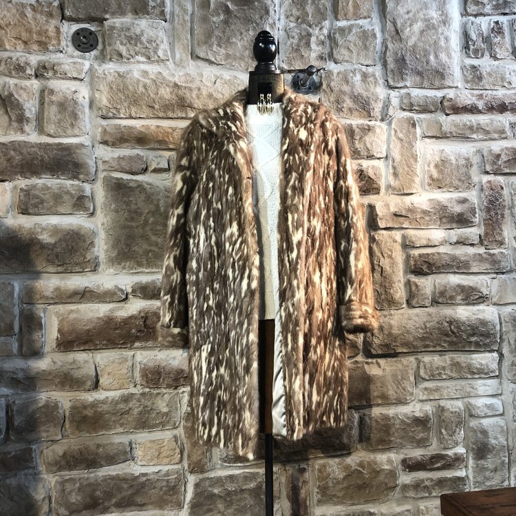 Mink Gill Coat, Size L