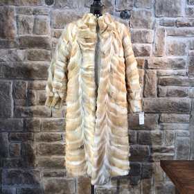 Coyote Section Long Coat, Size M