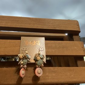 Shell Cluster Dangle Earrings