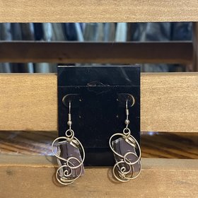 Wrapped Agate Earrings