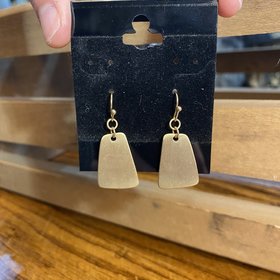 Bronze Shape Drop Earrings
