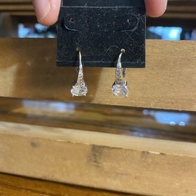 Small Gem Hoop Earrings