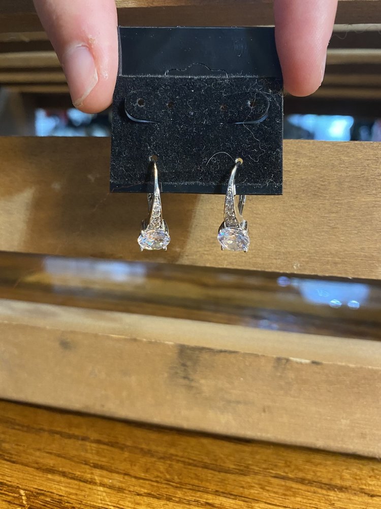 Small Gem Hoop Earrings