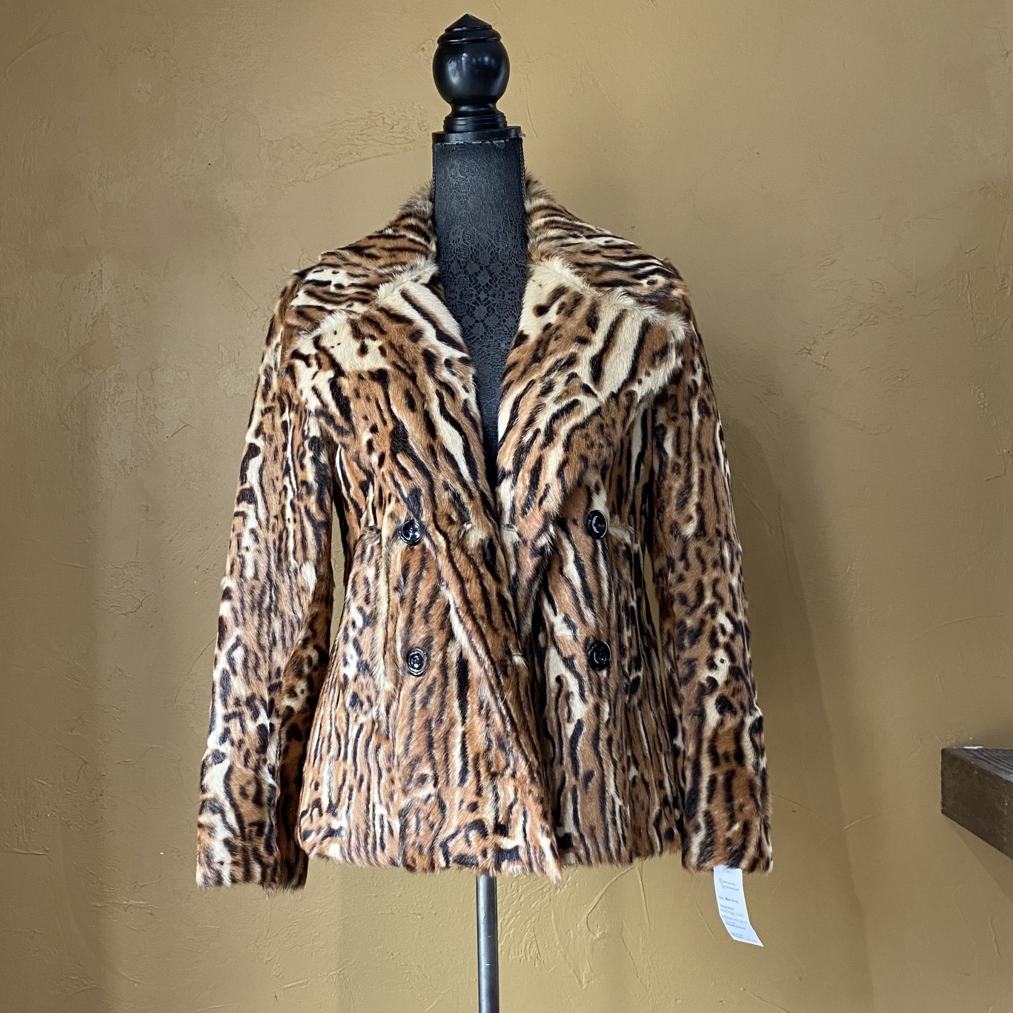 Michael Kors Leopard Print Coat, Size M - Elements Unleashed