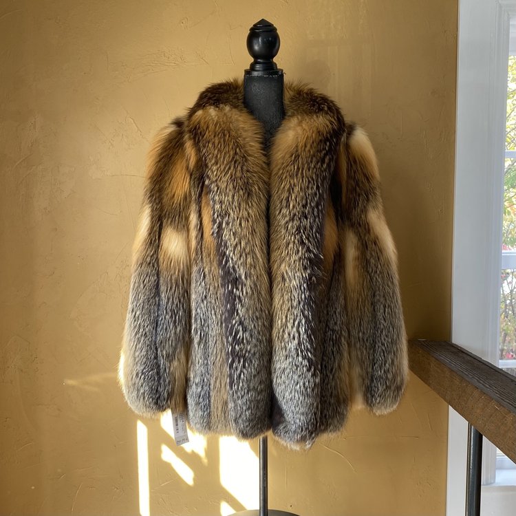 Reckmeyer's Golden Cross Fox Coat, Size M