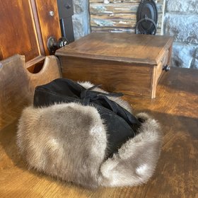 Fur and Leather Hat
