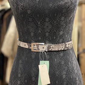 Reversible Reptile/Brown Belt, Size L