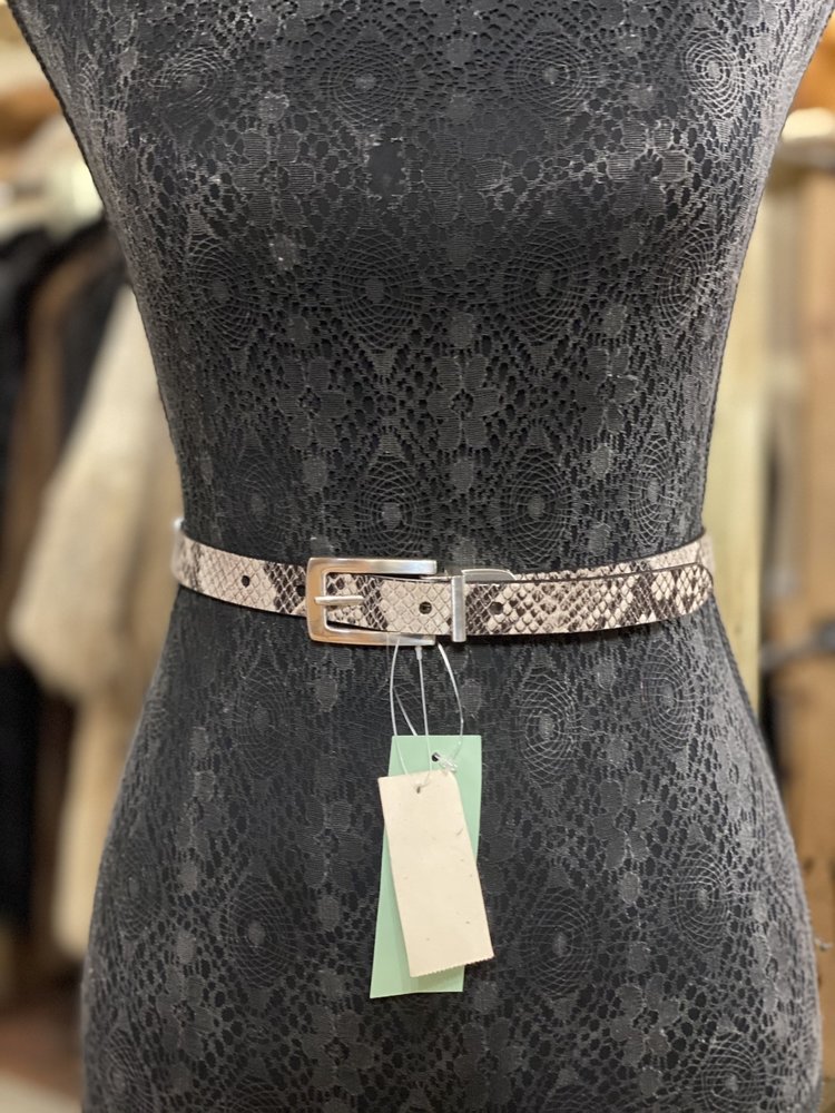 Reversible Reptile/Brown Belt, Size L