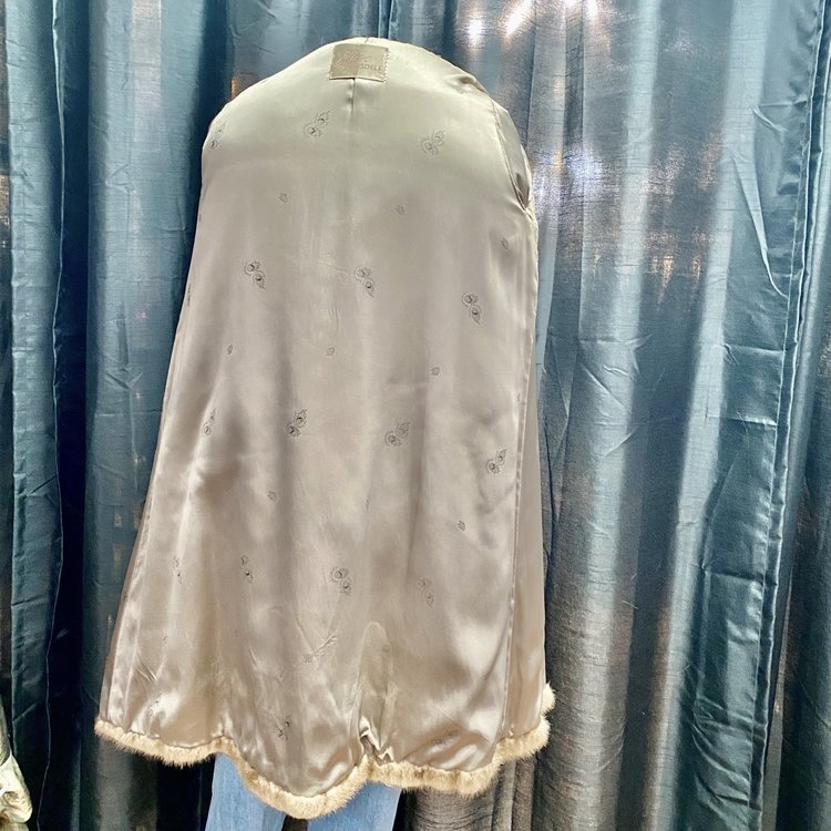 Truesdell Autumn Haze Pencil Mink Coat, Size S