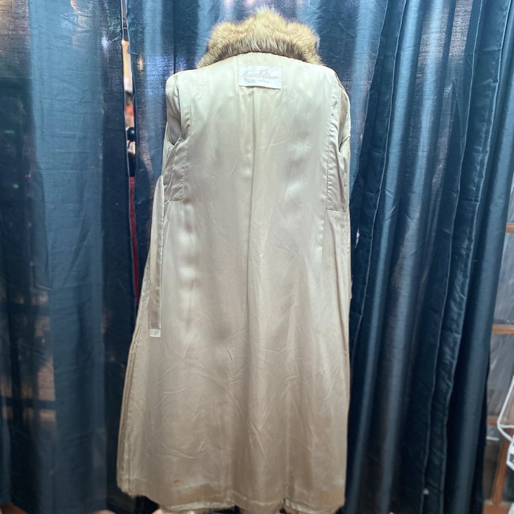 Manor-Feldman North American Raccoon Full Length Coat, Size S