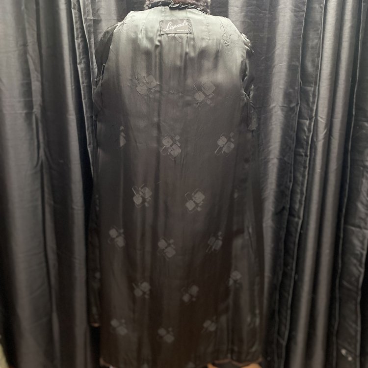 Lapaul's Dark Ranch Mink Long Coat, Size S/M