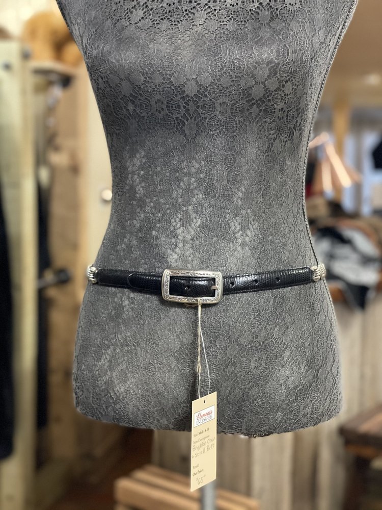 Brighton Brighton Chain and Scroll Belt, Size M