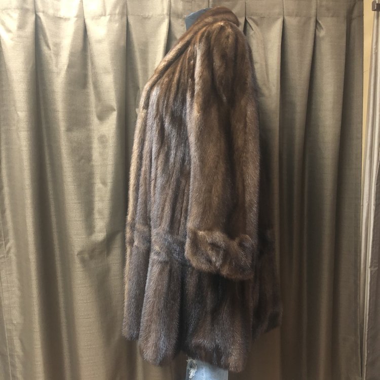 Ranch Mink Swing Coat, Size XL