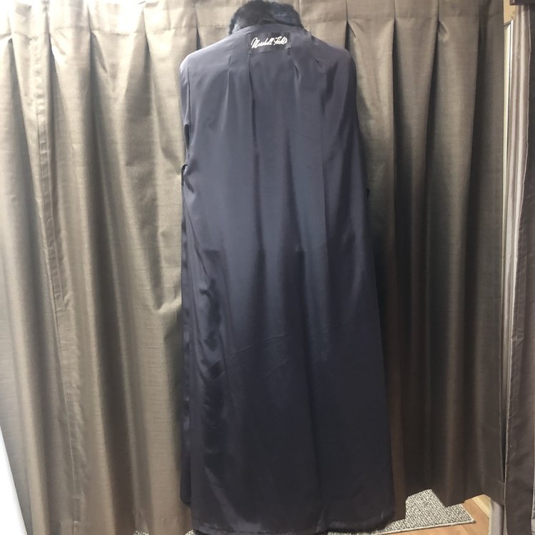 Dark Ranch Mink Pelt Coat, Size XL
