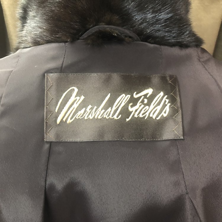 Dark Ranch Mink Pelt Coat, Size XL