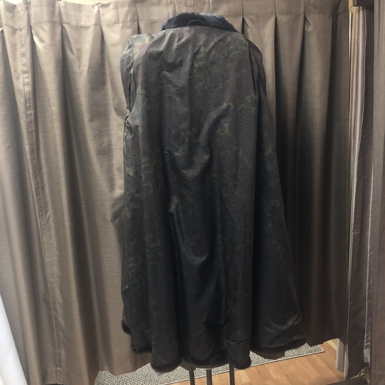 Dark Ranch Mink Full Length Coat, Size 3XL