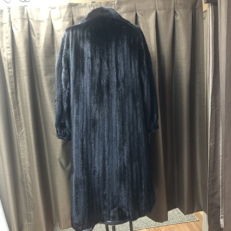 Mahogany Mink Full Length Coat, Size XL