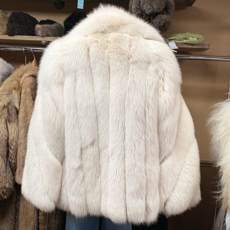 Truesdell Blush and Arctic Fox Jacket, Size S