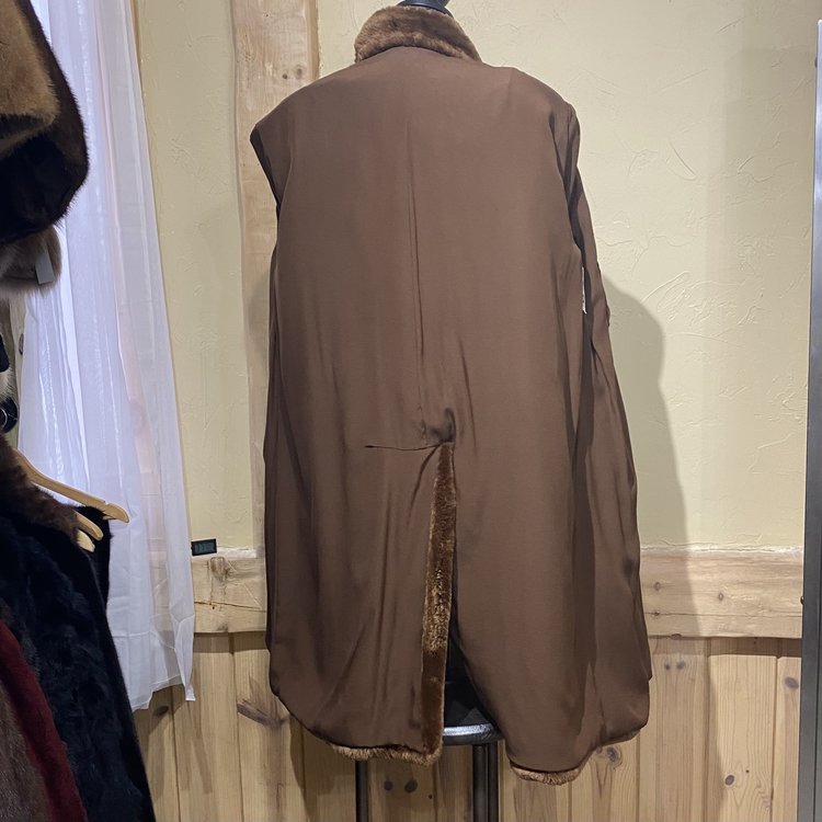 Mariella Corradi Pelligeria Parma Sheared Beaver Coat, L