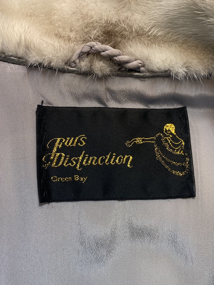 Erton Cross Mink Jacket, Size M