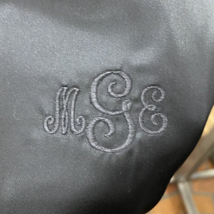 Nigbor Furs Natural Black Mink Full Length Coat, Size L