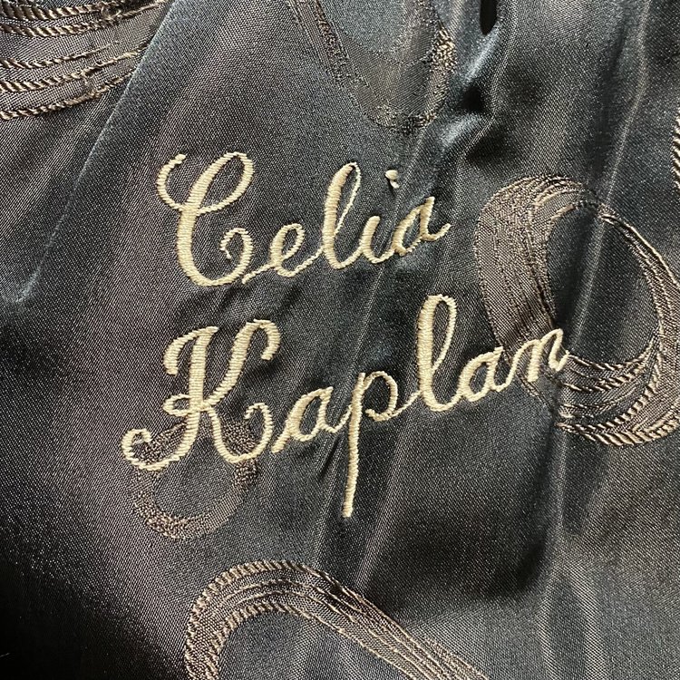 Medium Brown Mink Sections 3/4 Coat with Belt, Size XL