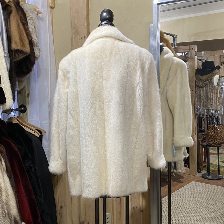 Muckerheide Opal Mink Coat, Size XL