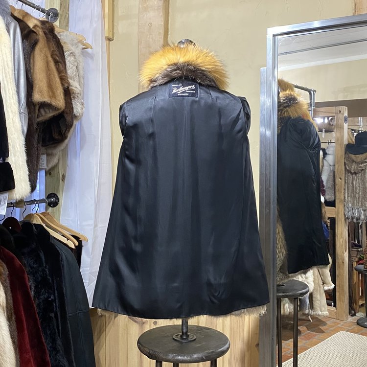 Reckmeyer's Golden Cross Fox Coat, Size M