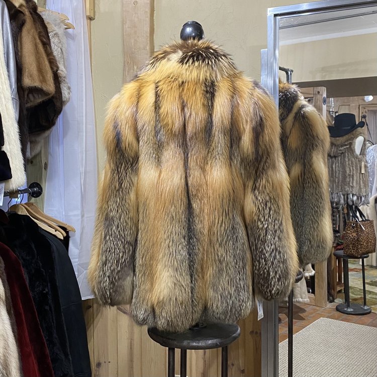 Reckmeyer's Golden Cross Fox Coat, Size M