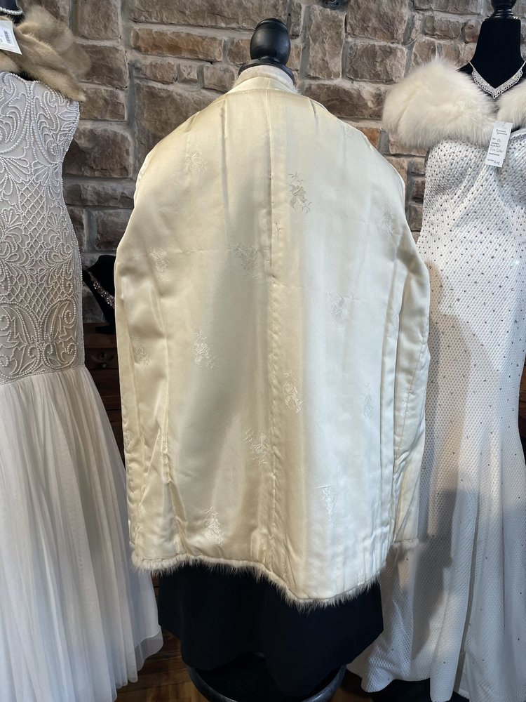 Tourmaline Mink with Cape Collar, Size M