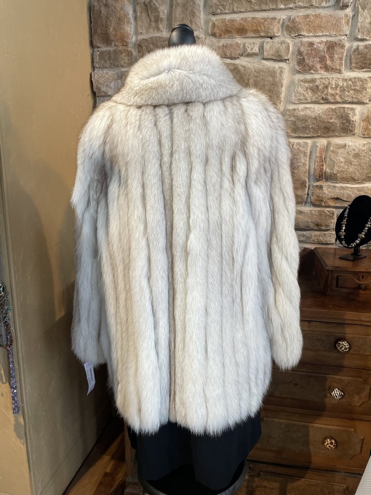 Saga Blue Fox Jacket, Size M