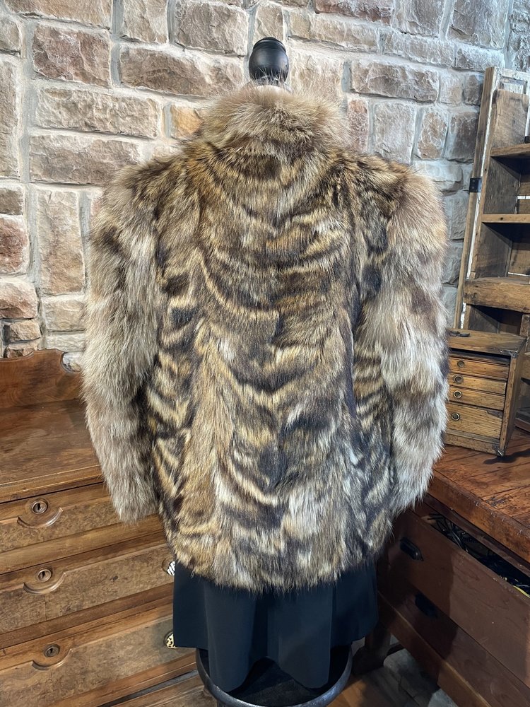 North American Raccoon Sections Jacket, Size M