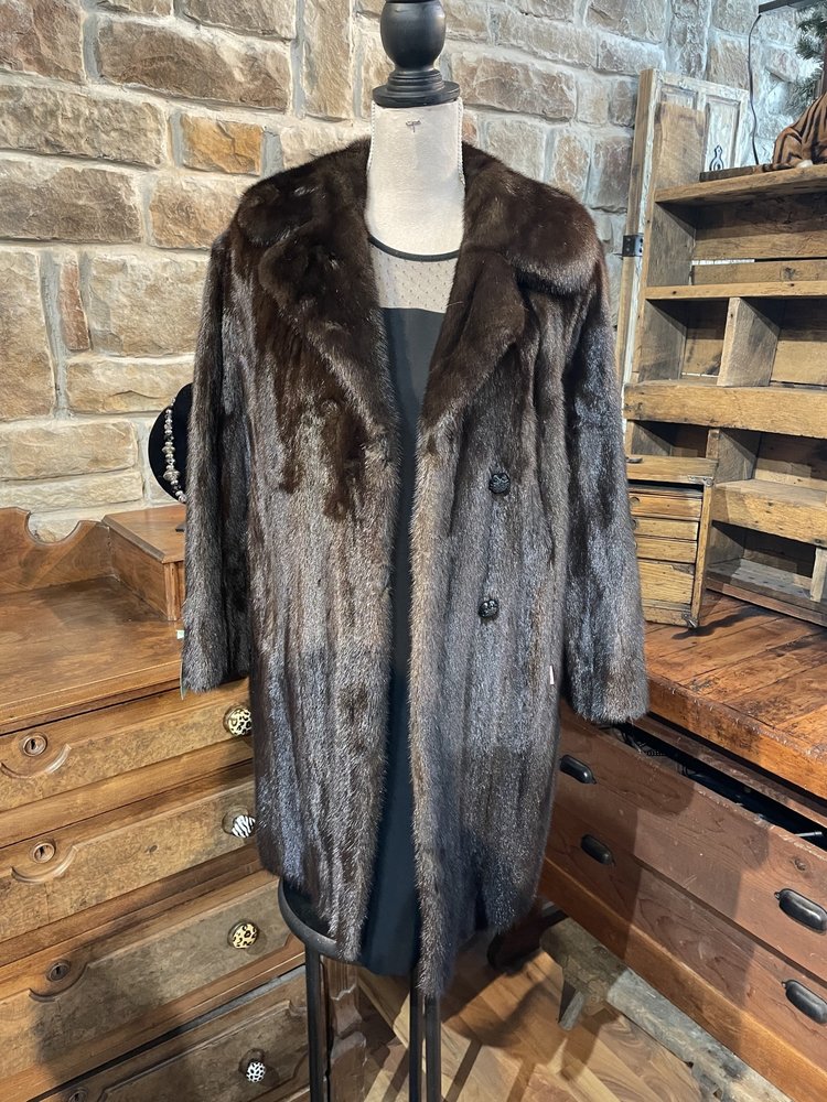 Ranch Mink Coat, Size M/L