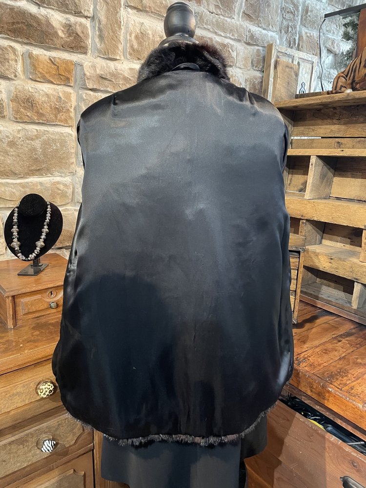 Dark Ranch Mink Sections Stroller w/Notched Lapel