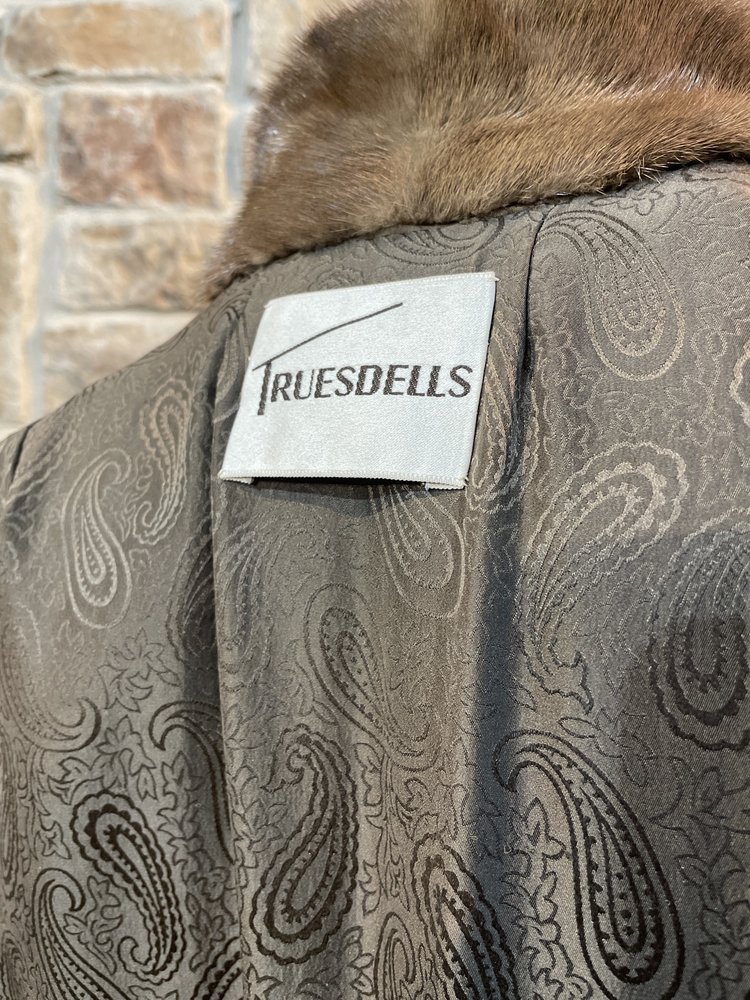 Female Pelt Dawn Mink Coat, Size M