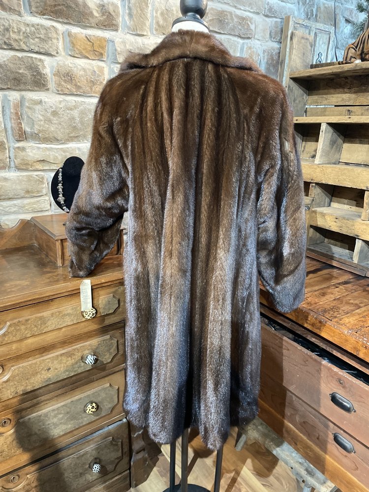 Ranch Mink Swirl Coat, Size M