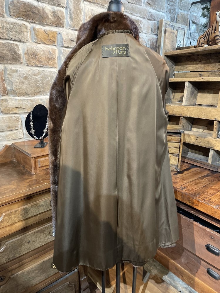 Ranch Mink Swirl Coat, Size M