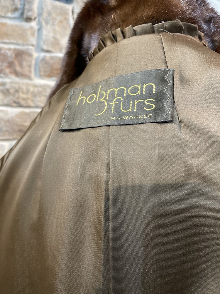 Ranch Mink Swirl Coat, Size M