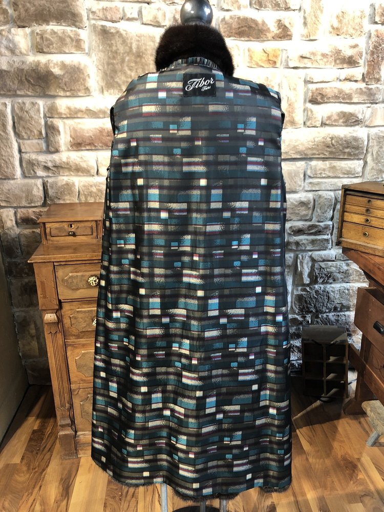 Dark Ranch Mink Full Length Coat, Size 3XL