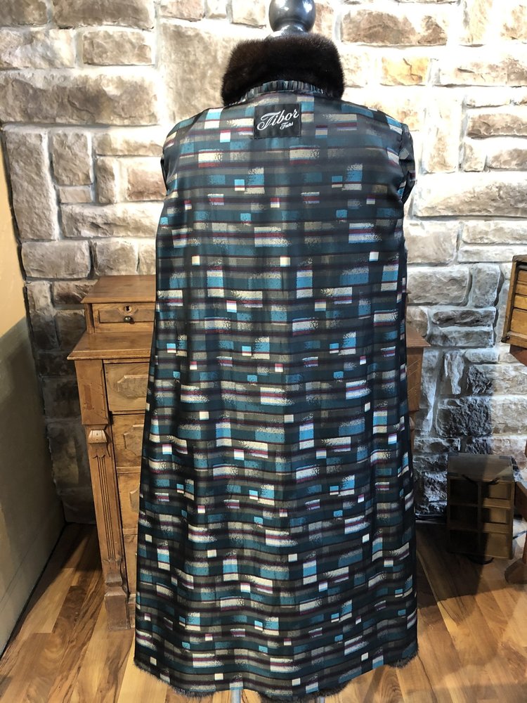 Dark Ranch Mink 3/4 Length Coat, Size M