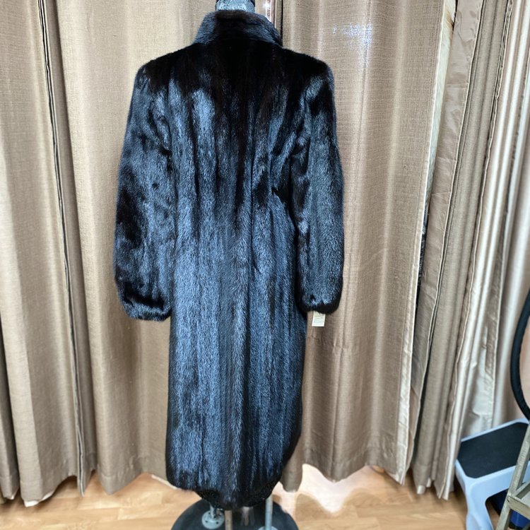 Dark Mink Coat, Size M