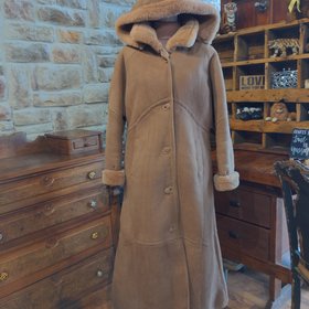 Shearling Coat, Size Large/XLarge