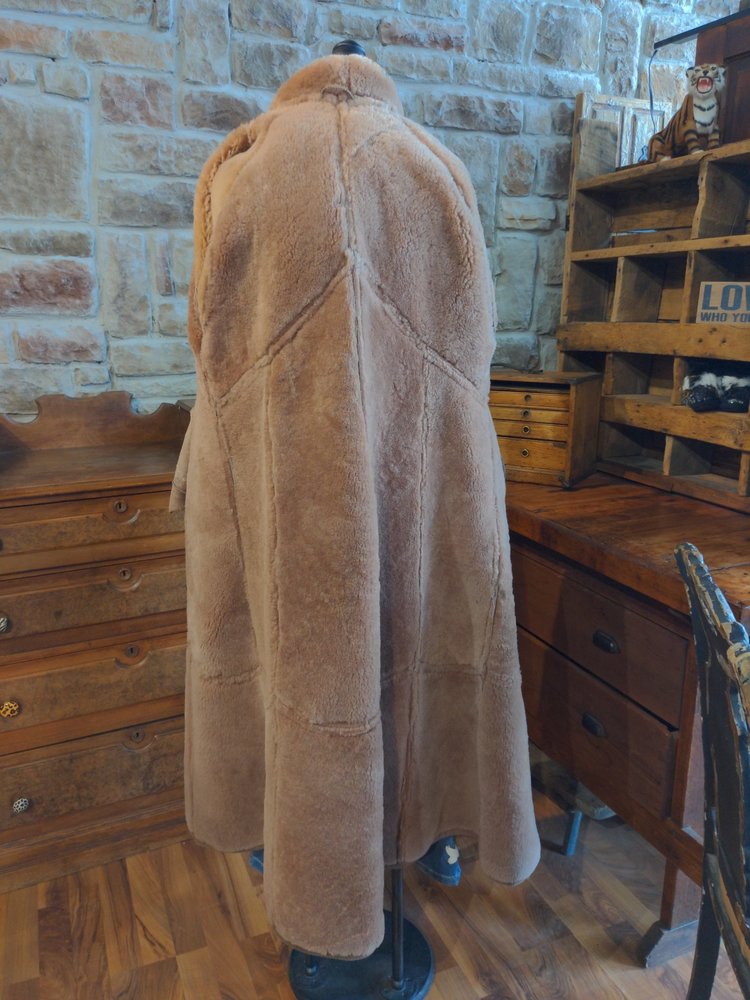 Shearling Coat, Size Large/XLarge