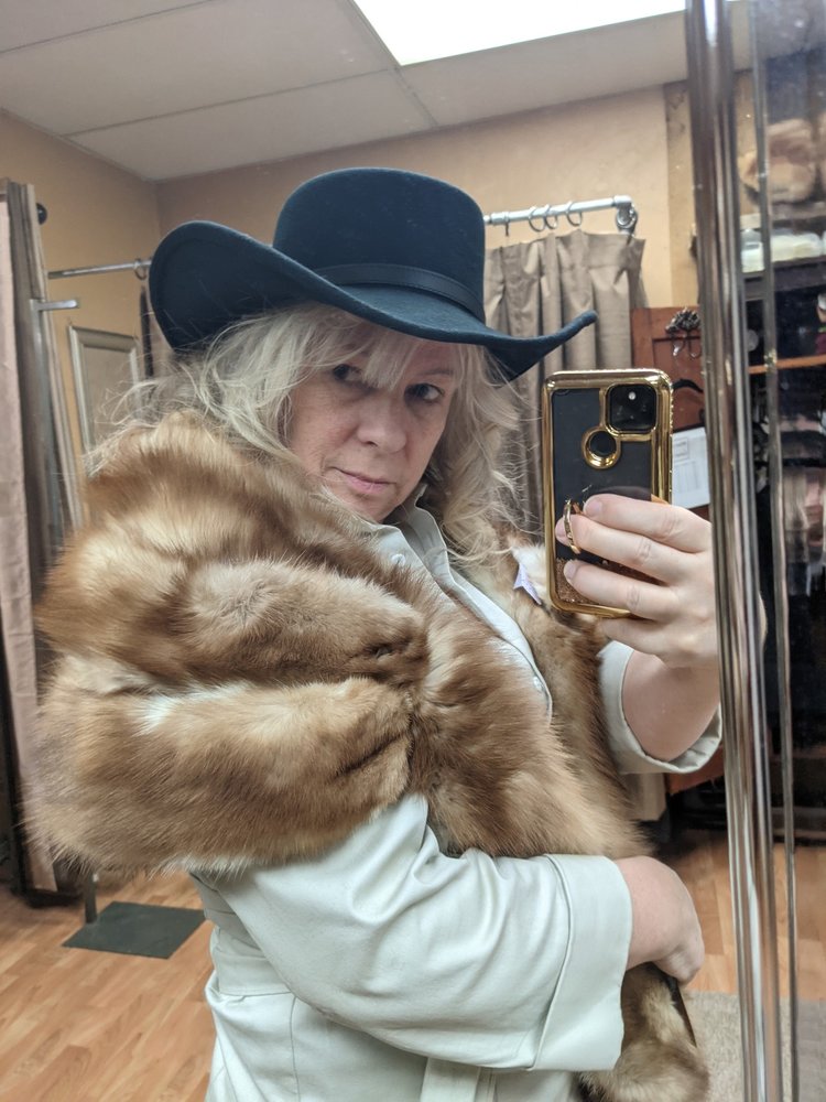 Rifkin-Feinberg Furs All Natural Stone Marten Stole, Size OS