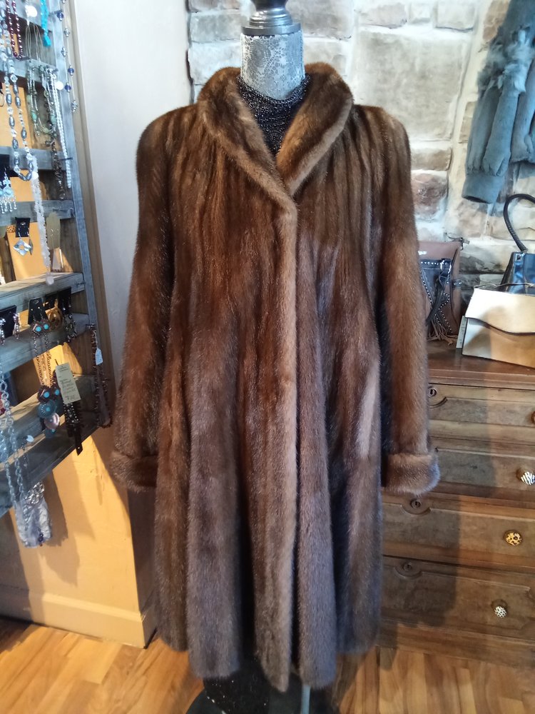 Ranch Mink Swing coat, Size XL