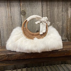 Rabbit Rattan Handbag